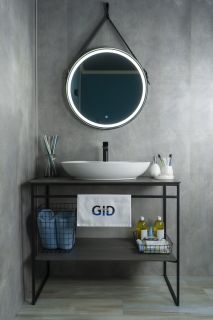 Раковина Gid N9438 51151 накладная белая 65x43x12